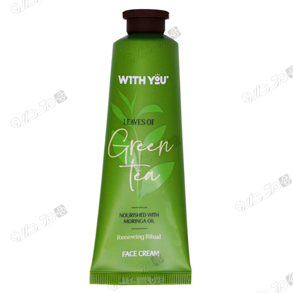 کرم صورت حاوی عصاره چای سبز و مورینگا ویت یو